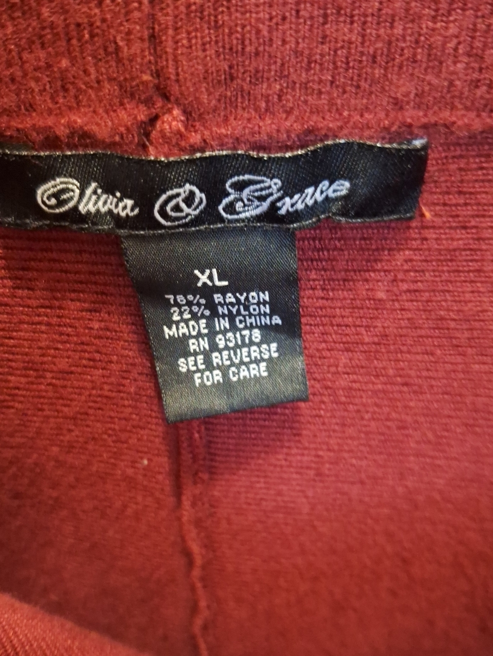 Women’s Red A-Line Skirt - Picture 2 of 4